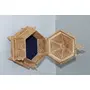 CAMEL BONE ARTICLES Handmade Trinket Box Camel Bone Filigree Work Antique Finish Hexagonal Shape, 8 image