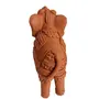 TERRACOTTA POTTERY OF RAJASTHAN Classic Traditional Handmade Terracotta Clay Elephant Traditional Statue Toy for Home Decor/Birthday Gift (12X12Cm_Brown), 3 image