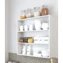 ONLINE COLLECTION Engineered Wood 4 Tier Spice Rack Medium White, 2 image