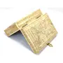 CAMEL BONE ARTICLES Antique Handcrafted Trinket Box Natural Camel Bone Chips on Wood Hand Engraved A, 9 image