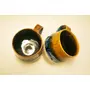 Yellow Blue Ceramic Cup Set of 2, 2 image