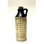 TERRACOTTA POTTERY OF RAJASTHAN Handmade- Black Hand Carved Ceramic Oil Bottle, 2 image
