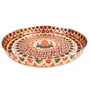 MEENAKARI ENAMEL PRODUCTS Pooja Thali Ganesha Design Stainless Steel Meenakari Pooja Plate (Multicolor|13 Inch) for Diwali Home Temple Office Wedding Return Gift Items, 6 image