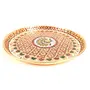 MEENAKARI ENAMEL PRODUCTS Pooja Thali Peacock Design Stainless Steel Decorative Meenakari Pooja Plate (Multicolor|12 Inch) for Home Temple Spiritual Gift Item, 6 image