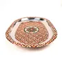 MEENAKARI ENAMEL PRODUCTS Steel Tray | Serving Trays for Tea Coffee & Snacks with Meenakari Work - for Home Dining Table Organization Kitchen & Gifts - 15 inch, 6 image