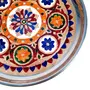 MEENAKARI ENAMEL PRODUCTS Pooja Thali Flower Design Stainless Steel Decorative Meenakari Pooja Plate (Multicolor|11 Inch) for Home Dcor/Pooja & Gifts, 7 image