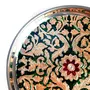 MEENAKARI ENAMEL PRODUCTS Pooja Thali Designer Stainless Steel Decorative Meenakari Pooja Plate (Green) 9 Inch for Home Dcor/Pooja & Gifts, 7 image
