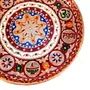 MEENAKARI ENAMEL PRODUCTS Pooja Thali Shubh Labh Design Stainless Steel Decorative Meenakari Pooja Plate (Multicolor|12 Inch) for Home Dcor/Pooja & Gifts, 4 image