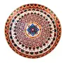 MEENAKARI ENAMEL PRODUCTS Meenakari Pooja Thali Flower Design Steel Decorative (Multicolor|13 Inch) for Home |Office |Mandir |Return Gift Items, 3 image