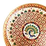 MEENAKARI ENAMEL PRODUCTS Pooja Thali Peacock Design Stainless Steel Decorative Meenakari Pooja Plate (Multicolor|12 Inch) for Home Temple Spiritual Gift Item, 3 image