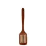 SAHARANPUR HANDICRAFTS Set of 5 Handmade Wooden Serving and Cooking Spoons Ladles and Spatulas with Non-Stick Surfaces, 3 image