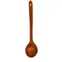 SAHARANPUR HANDICRAFTS Set of 5 Handmade Wooden Serving and Cooking Spoons Ladles and Spatulas with Non-Stick Surfaces, 4 image