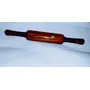 SAHARANPUR HANDICRAFTS Wooden Rolling Pin 14 Inches Long Pack of 2 | Pure Wood Rolling Pin | No Harmful Chemicals Used (Only Linseed Oil) | Wooden Belan | Roti/Chapati Belan | Kitchen Tools | Easy to use, 2 image