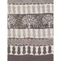 AKOLA DABU PRINT SAREE Women's Pure Cotton Handblock Printed Saree and Blouse (BHKPSA0079 Brown), 4 image