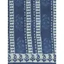 AKOLA DABU PRINT SAREE Women's Pure Cotton Handblock Printed Saree and Blouse (BHKPSA0096 Blue), 3 image