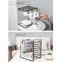 SAHARANPUR HANDICRAFTS Metal Tea/Coffee Cup/Mug/Plate Holder Stand Utensil Hanger Organizer for Kitchen/Cabinet & Dining Table- 6 Hooks, 4 image