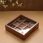 SAHARANPUR HANDICRAFTS SAHARANPUR HANDICRAFTS Spice Box - Sheesham Wood Spice Box Container - Spice Box with Transparent Top, 3 image