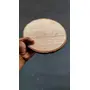 SAHARANPUR HANDICRAFTS Wooden Plaque | Blank Plate | Blank Wood Plaque | Round Wooden Piece (8 inch), 2 image