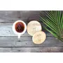 SAHARANPUR HANDICRAFTS Round Wooden Table Desk Coasters for Dining Table and Home Decor Restaurants and Hotel - Set of 4, 3 image