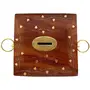 SAHARANPUR HANDICRAFTS Money Bank - Big Size Master Size Large Piggy Bank Wooden 10 x 6 inch for Kids and Adults (Brown), 4 image