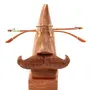 SAHARANPUR HANDICRAFTS Wooden Noise Shaped Spectacle Eyeglass Holder (18.6 cm x 10.4 cm x 7.9 cm CCCS05), 2 image