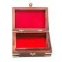 SAHARANPUR HANDICRAFTS Handmade Wooden Carved Jewellery Storage Gift Box (Brown 6x4 Inch) (Carving Bail), 4 image