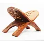 SAHARANPUR HANDICRAFTS Wooden Hand Carved Holy Book Stand for Quran Bible Gita for Reading Rehal Stand(13 inch), 3 image