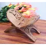 SAHARANPUR HANDICRAFTS Wooden Hand Carved Holy Book Stand for Quran Bible Gita for Reading Rehal Stand(13 inch), 6 image