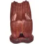 SAHARANPUR HANDICRAFTS Sheesham (Rosewood) Mobile Phone Holder | Creative Cute Natural Wooden Cell Phone Stand - Can Hold Any Size Phone for Home Office Table Decor, 2 image