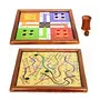 SAHARANPUR HANDICRAFTS Snake and Ladder Board Game Accessories Board Game, 2 image