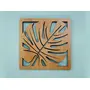 STAR WOODEN HANDICRA MDF Wall Decor Panel For Living Room Bedroom Hallway Office With Size (20X20, 3 image