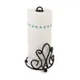 SAHARANPUR HANDICRAFTS Wrought Iron Tissue Roll/Paper Towel Holder for Kitchen and Dining Table, 4 image