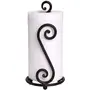 SAHARANPUR HANDICRAFTS Paper Towel Holder Decorative and Wrought Iron Holder One-Handed Tearing Non-Slip Stability, 3 image