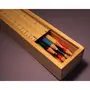 SAHARANPUR HANDICRAFTS Box with 12 Different Crayon Colour Pencils | Scale (Ruler) and Wooden Sharpener Pencil Box for Architect | Artist | Kids | Designer Case, 2 image