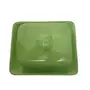 JAIPUR BLUE POTTERY Butter Box Dish with Lid Blue Pottery for Dinning and Kitchen Suitable for 500 Grams Ceramic Butter Dish Serving Set Light Green, 2 image