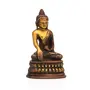 BUDDHA TIBETAN RELIGIOUS GOODS Brass Buddha Statue with Sacred Kalash Decorative Shakyamuni Gautam Buddhist Medicine Figurine(Size 4.5 x 3 Inches Bronze Finish), 6 image