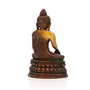 BUDDHA TIBETAN RELIGIOUS GOODS Brass Buddha Statue with Sacred Kalash Decorative Shakyamuni Gautam Buddhist Medicine Figurine(Size 4.5 x 3 Inches Bronze Finish), 3 image