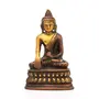 BUDDHA TIBETAN RELIGIOUS GOODS Brass Buddha Statue with Sacred Kalash Decorative Shakyamuni Gautam Buddhist Medicine Figurine(Size 4.5 x 3 Inches Bronze Finish), 5 image