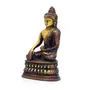 BUDDHA TIBETAN RELIGIOUS GOODS Brass Buddha Statue with Sacred Kalash Decorative Shakyamuni Gautam Buddhist Medicine Figurine(Size 4.5 x 3 Inches Bronze Finish), 4 image