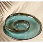 Ceramic Kitchen Sea Green Dip Platter 1 Piece