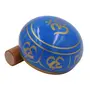 TIBETAN RITUAL CURTAIN Tibetan Relaxing Om Singing Bowl/Cushion/Mallet (Turquoise), 3 image