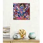 THANGKA PAINTING Thangka Canvas Painting|Lord Vishnu|Buddhism Art |Size-13X13 Inches.h340, 5 image