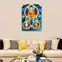 THANGKA PAINTING Thangka Canvas Painting | Lord Buddha | Buddhism Art| Traditional Art Painting for Home dcor|Size - 13X10 Inches.h317, 4 image