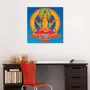 THANGKA PAINTING Thangka Canvas Painting | Consort Brocade with Vajrasattva | Buddhism Art | Traditional Art Painting for Home dcor|Size - 13X13 Inches.h312, 5 image