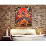 THANGKA PAINTING Thangka Canvas Painting | Mahakaal | Buddhism Art| Traditional Art Painting for Home dcor|Size - 13X10 Inches.h389, 2 image