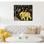 THANGKA PAINTING Madhubani Art Canvas Painting|Colorful Elephant|Art|Size-13X11 Inches.b270, 3 image