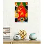 THANGKA PAINTING Thangka Canvas Painting | Dorje Shugden with Flower | Buddhism Art| Traditional Art Painting for Home dcor|Size - 13X9 Inches.h521, 3 image