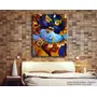 THANGKA PAINTING Thangka Canvas Painting | Traditional Art | Buddhism Art| Traditional Art Painting for Home dcor|Size - 13X10 Inches.h468, 2 image