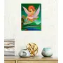 THANGKA PAINTING Thangka Canvas Painting | Maa Saraswati | Buddhism Art| Traditional Art Painting for Home dcor|Size - 13X10 Inches.h492, 3 image