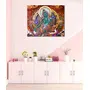 THANGKA PAINTING Thangka Canvas Painting for Home Living Room Hall Bedroom | Green Tara Goddess Traditional Painting for Home Decor | Size-13X11 Inches, 3 image